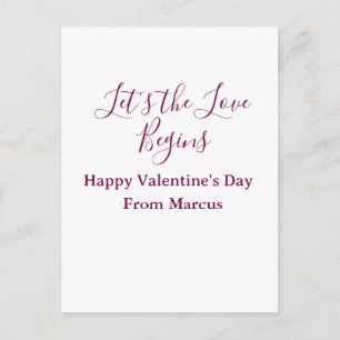 lets the fun begins happy new year name year simpl postcard