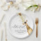 Let's Toast Couples Engagement Party Paper Plate