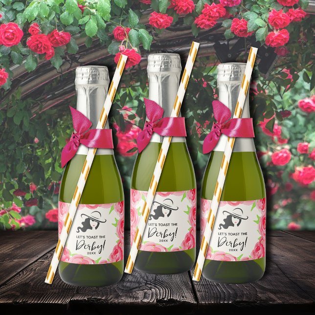 Let's Toast the Derby! Sparkling Wine Label (Let's Toast the Derby! Mini Sparkling Wine Labels)