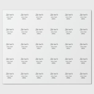 Let's toast to engagement party name date elegant  wrapping paper