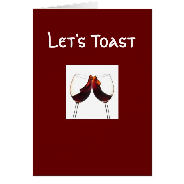 LET'S TOAST YOUR SPECIAL DAY (Front)