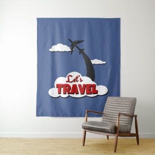 Let's travel tapestry