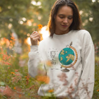 Let's Travel The World Globe Graphic Adventure