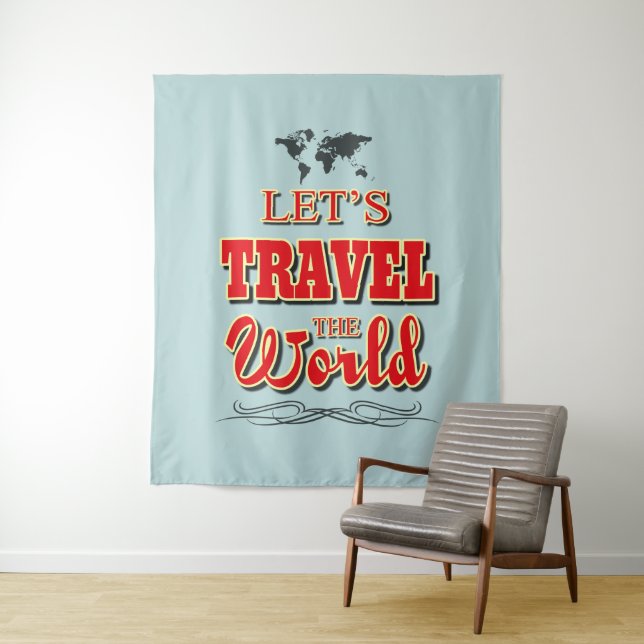 Let's travel the world tapestry (In Situ)