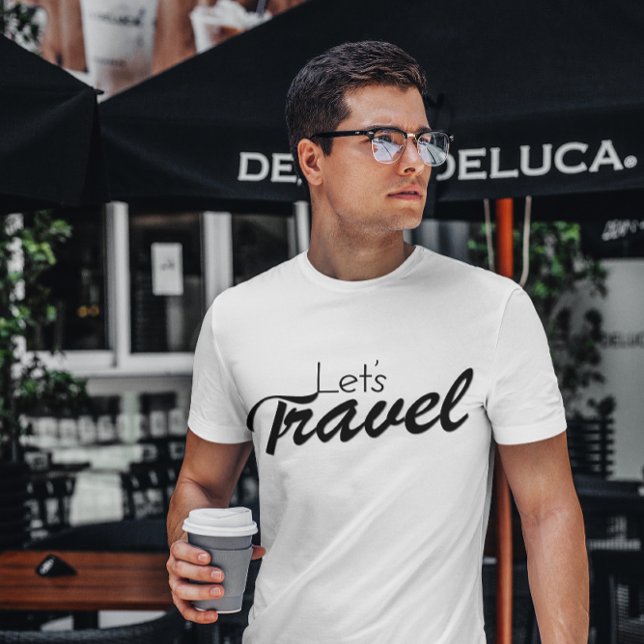 Let's Travel | Vacation Tee | Travel T-Shirt (Lets travel Holiday T Shirt)