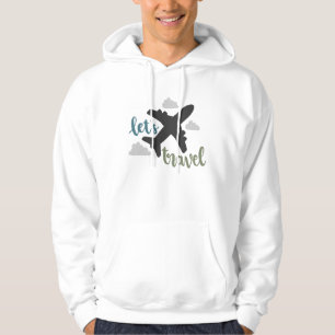 Lets Traveltravel Aeroplane Vacation Fly Hoodie