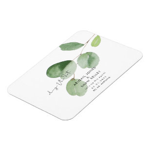 Let's Try This Again Botanical Change the Date Magnet