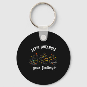 Let's Untangle Your Feelings School Counselor Chri Key Ring