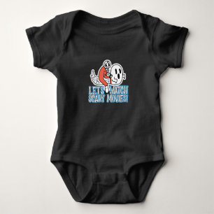Let's Watch Scary Movies Scream Horror Baby Bodysuit
