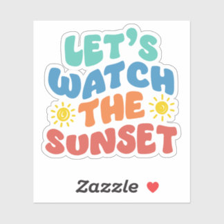 let's watch the sunset beach