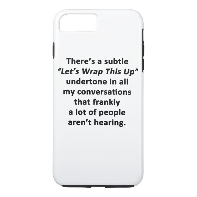 Let's Wrap This Up Case-Mate iPhone Case (Back)