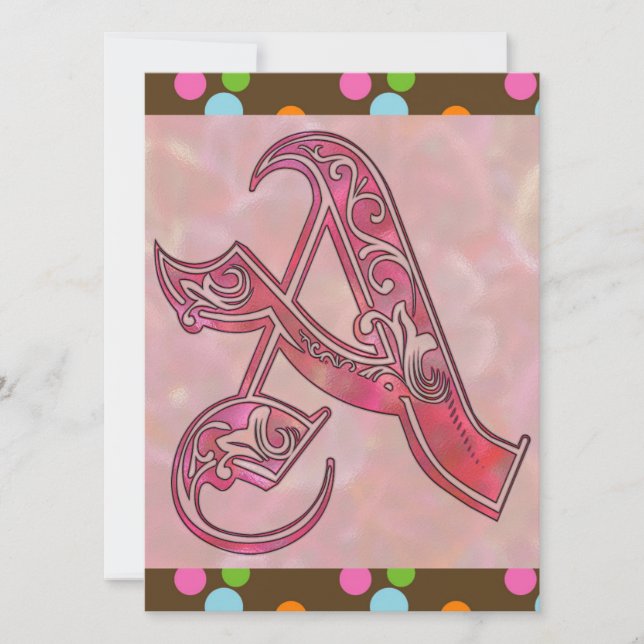 Letter A (Front)