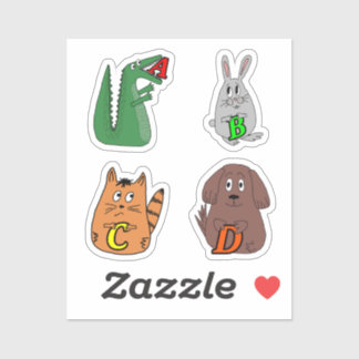 Letter A Alligator Baby Bodysuit.  Cute Animal Alp