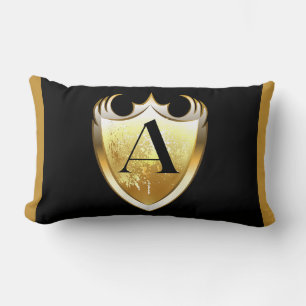 Letter A Capital Alphabet Lumbar Cushion