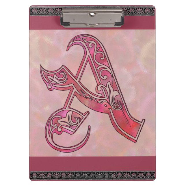 Letter A Clipboard (Front)