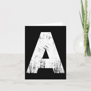 Letter A Family Chipmunk Group Matching Halloween Card