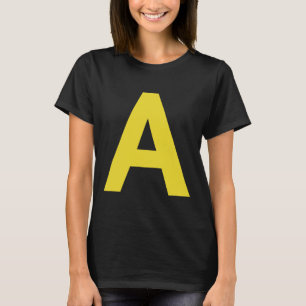 Letter A Funny Chipmunk Group Matching Halloween C T-Shirt