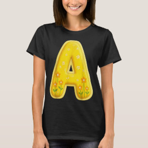 Letter A Funny Group Matching Halloween Costume T-Shirt