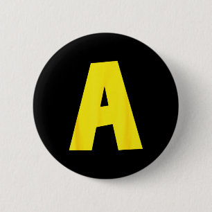 Letter A Funny Group Matching Halloween For Women  6 Cm Round Badge