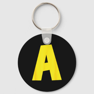 Letter A Funny Group Matching Halloween For Women  Key Ring