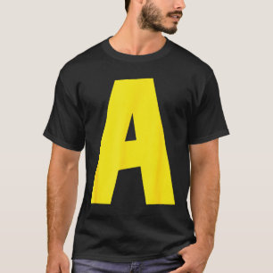 Letter A Funny Group Matching Halloween For Women T-Shirt
