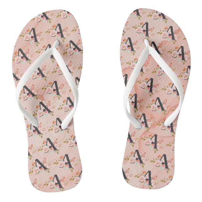 Letter A Jandals (Footbed)