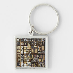 Letter A Key Ring