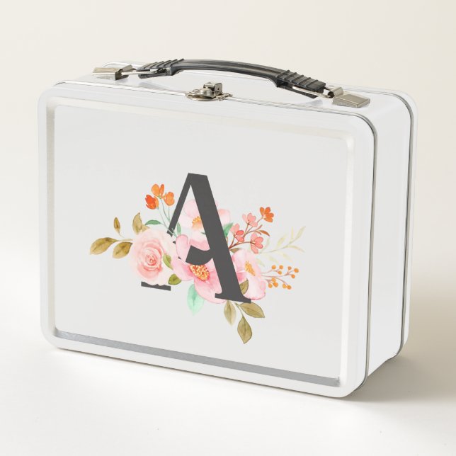 Letter A Metal Lunch Box (Front)