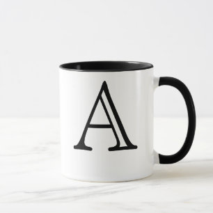 Letter A Mug