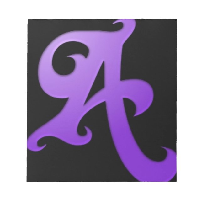 Letter A Notepad (Front)