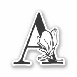 Letter A - Rose