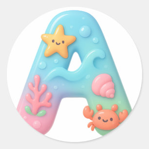 Letter A Sticker