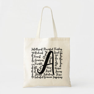 Letter A Tote Bag