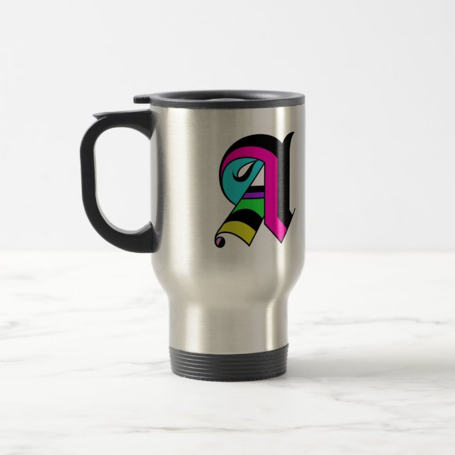 Letter “A” travelling Coffee Mug (Left)