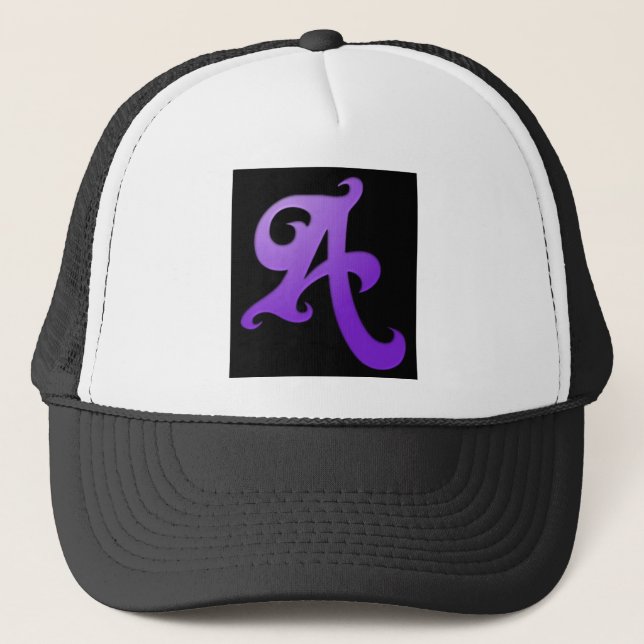 Letter A Trucker Hat (Front)