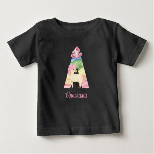 Letter A Unicorn T-Shirt