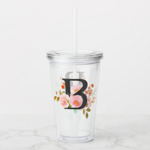 Letter B Acrylic Tumbler