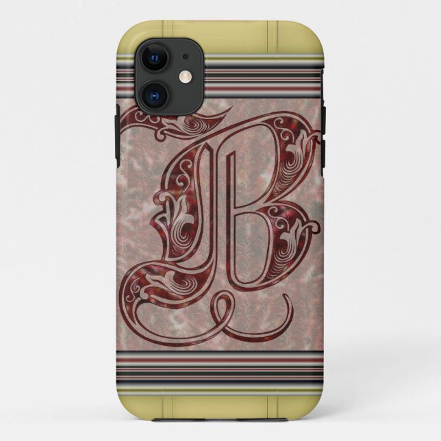 Letter B Case-Mate iPhone Case (Back)
