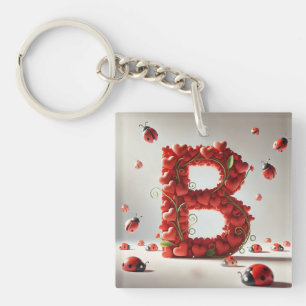 💖 Letter B Gift For Personalised Name Accessories Key Ring