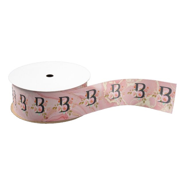 Letter B Grosgrain Ribbon (Spool)