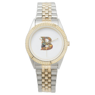 Letter B in Thanksgiving style Watch