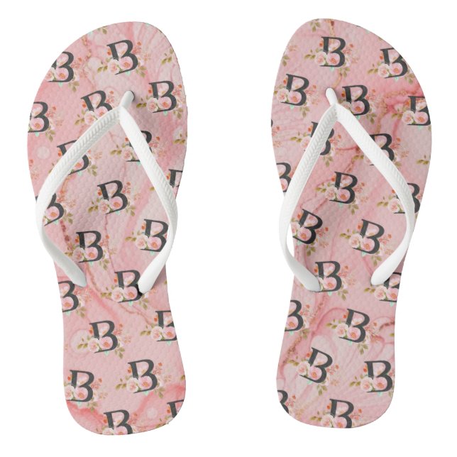 Letter B Jandals (Footbed)