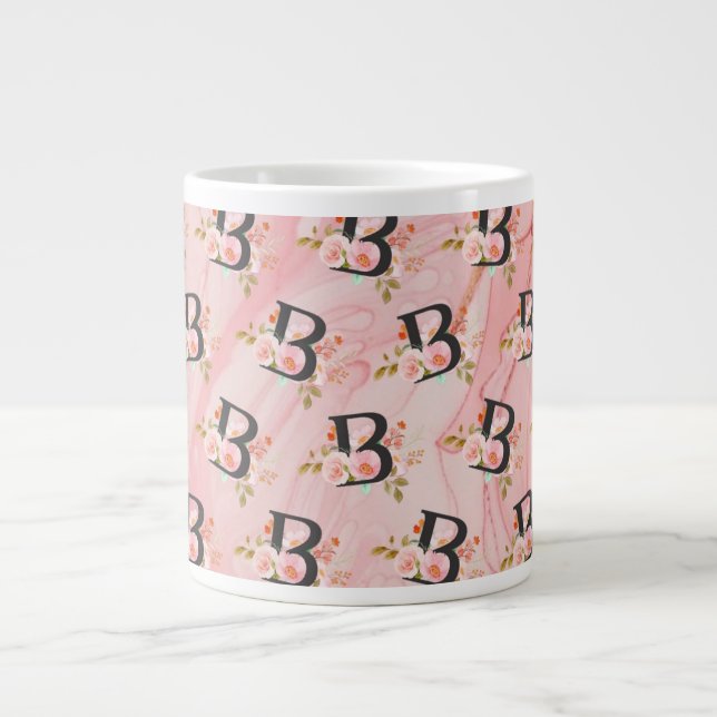 Letter B Large Coffee Mug (Front)