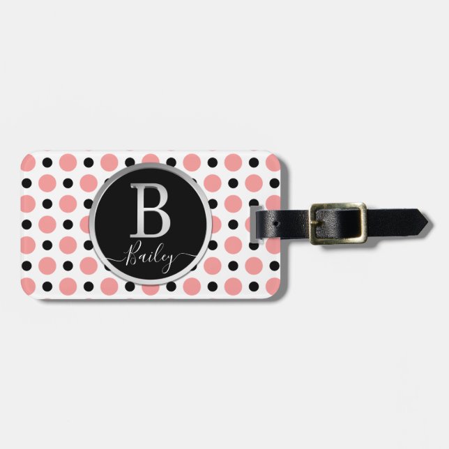 Letter B Luggage Tag (Front Horizontal)