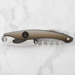"Letter B" Monogram Corkscrew