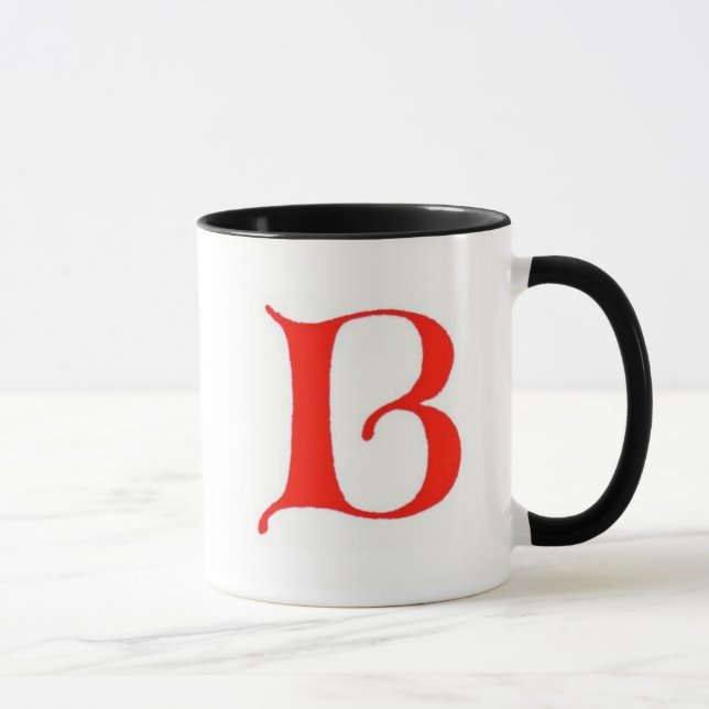 Letter B Mug (Right)