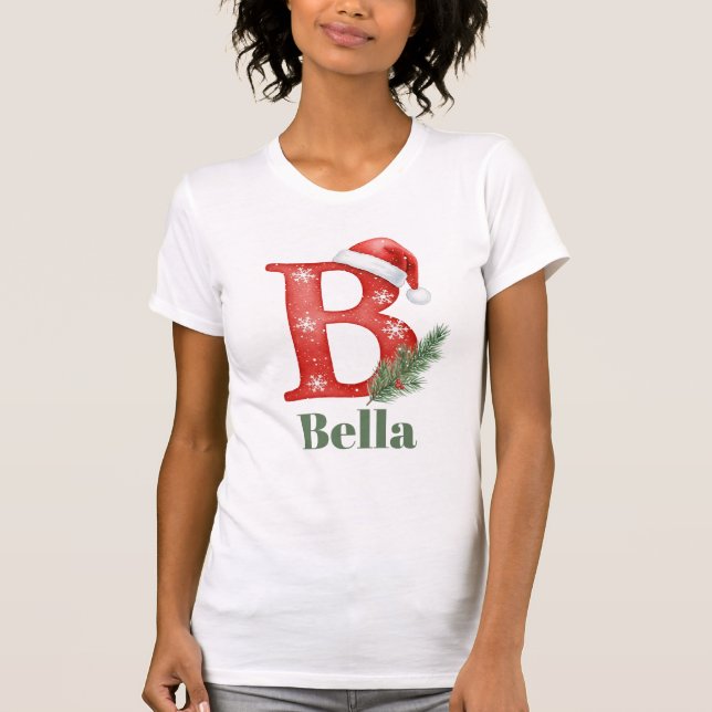 Letter B Personalized T-Shirt (Front)