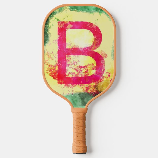 Letter B Pickleball Paddle (Front)