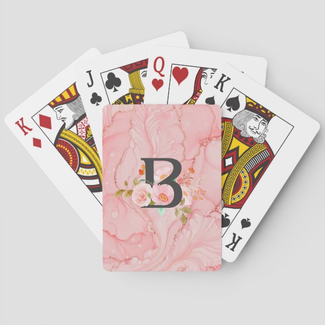 Letter B Playing Cards (Back)