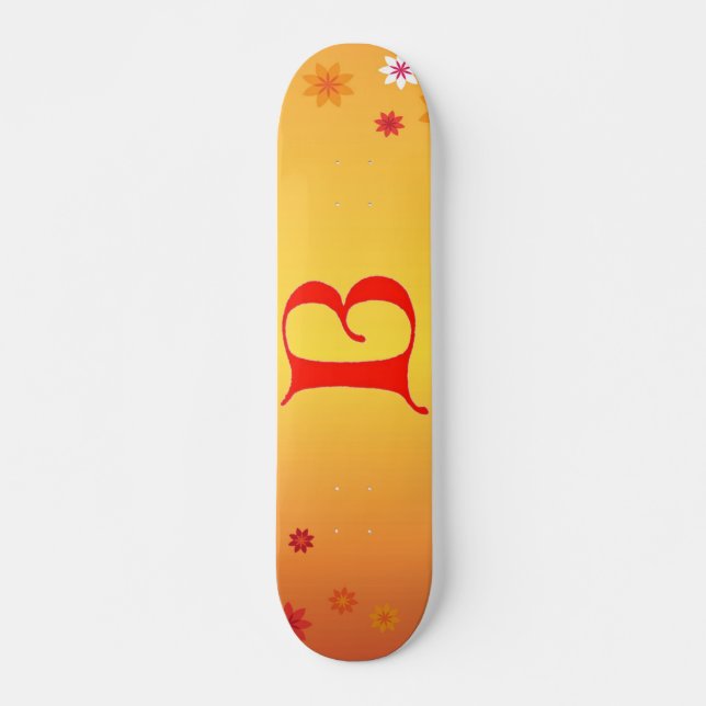 Letter B Skateboard (Front)